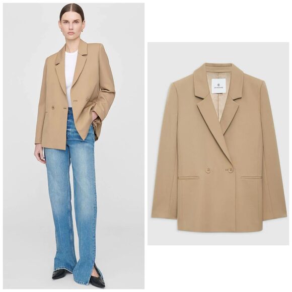 Anine Jackets & Blazers - NEW Anine Bing Madeleine Blazer in Deep Sand
